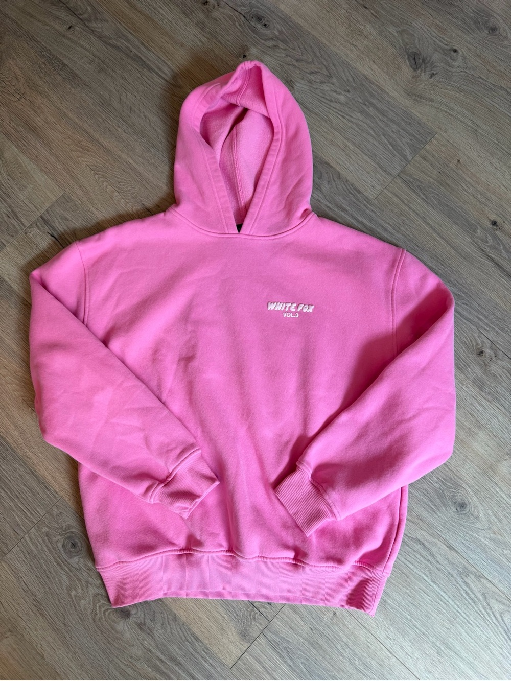 White Fox Pink Hoodie (M/L) - Picture 2 of 5